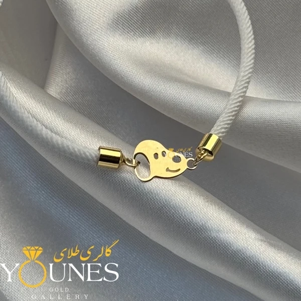 دستبند اسنوپی ( سگ ) طلا لیزری